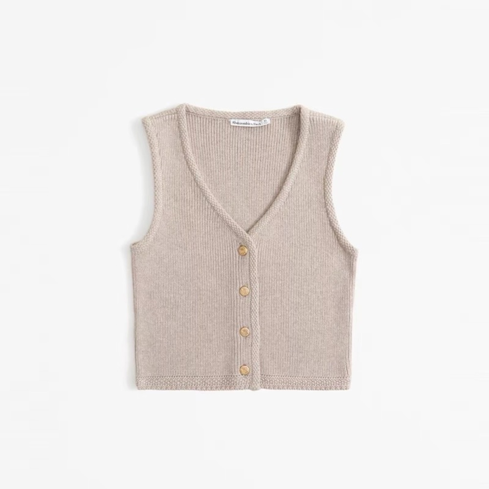 The A&F Mara Button-Up Sweater Vest